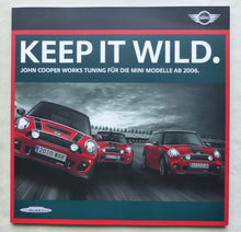 Lade das Bild in den Galerie-Viewer, Mini JCW John Cooper Works Zubehör Modelle ab 2006 bis 2011 - Prospekt 10.2010
