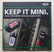 Lade das Bild in den Galerie-Viewer, Mini JCW John Cooper Works Zubehör Modelle ab 2006 bis 2011 - Prospekt 10.2010
