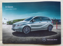 Lade das Bild in den Galerie-Viewer, Mercedes-Benz B-Klasse B 250 - Preisliste MJ 2014 - Prospekt Brochure 07.2013
