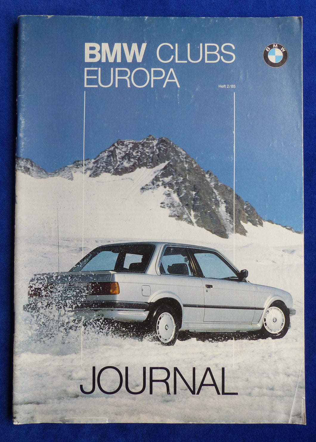 BMW Clubs Europa Journal Heft 2/1985 Magazin 100 Jahre Motorrad 3er M3 M5