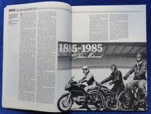 Lade das Bild in den Galerie-Viewer, BMW Clubs Europa Journal Heft 2/1985 Magazin 100 Jahre Motorrad 3er M3 M5
