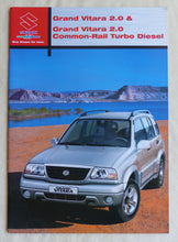 Lade das Bild in den Galerie-Viewer, Suzuki Grand Vitara 5-Türer 2.0 MJ 2003 - Prospekt Brochure 07.2002
