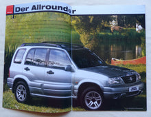 Lade das Bild in den Galerie-Viewer, Suzuki Grand Vitara 5-Türer 2.0 MJ 2003 - Prospekt Brochure 07.2002
