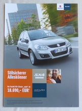 Lade das Bild in den Galerie-Viewer, Suzuki SX4 Classic style Sondermodell MJ 2014 - Prospekt Brochure 05.2013
