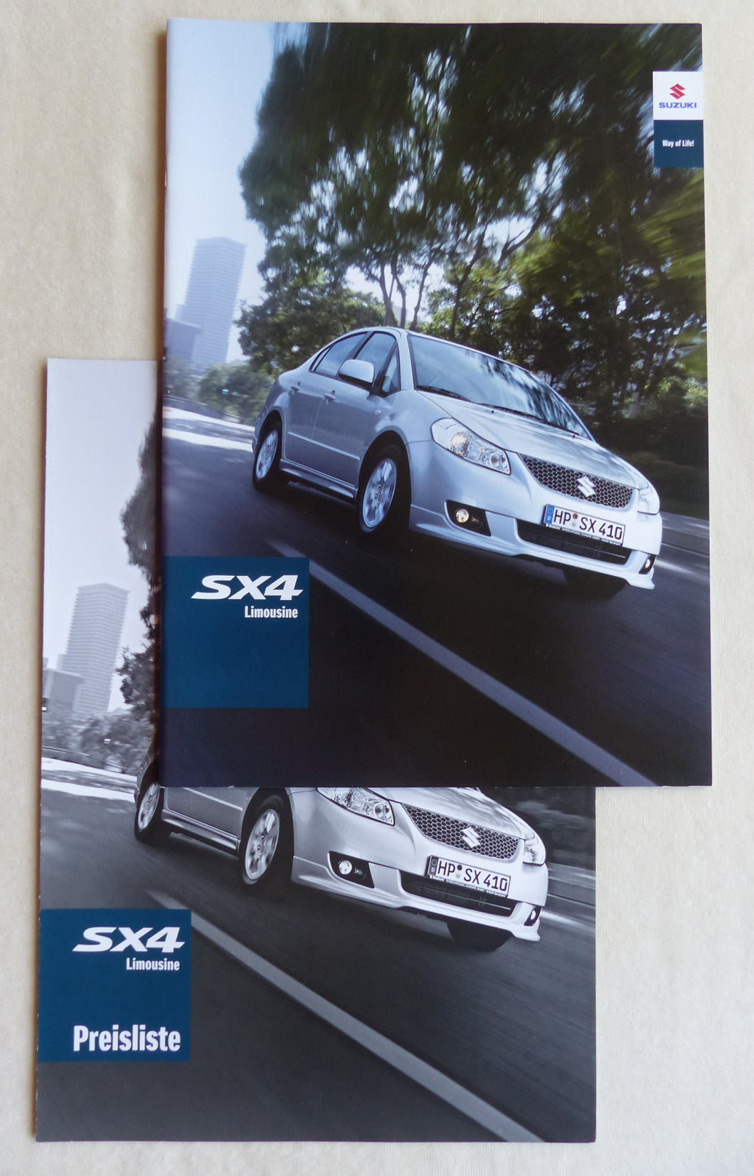 Suzuki SX4 Limousine MJ 2008 - Prospekt Brochure + Preisliste 01.2008