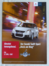 Lade das Bild in den Galerie-Viewer, Suzuki Swift Sport Rock am Ring Sondermodell MJ 2009 - Prospekt Brochure 02.2009
