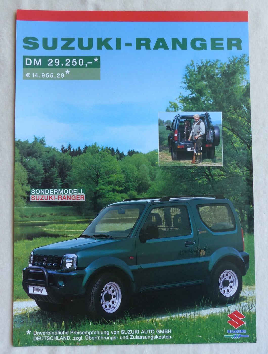 Suzuki Jimny Ranger Sondermodell MJ 2001 - Prospekt Brochure 06.2000