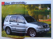 Lade das Bild in den Galerie-Viewer, Suzuki Grand Vitara 5-Türer 2.0 MJ 2003 - Prospekt Brochure 12.2002
