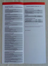 Lade das Bild in den Galerie-Viewer, Suzuki Grand Vitara 5-Türer MJ 2001 - Prospekt Brochure + Preisliste 02.2001
