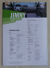 Lade das Bild in den Galerie-Viewer, Suzuki Jimny 1.5 DDiS Turbo Diesel MJ 2005 - Prospekt Brochure 06.2004
