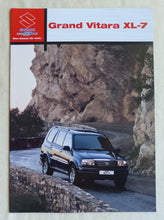 Lade das Bild in den Galerie-Viewer, Suzuki Grand Vitara XL-7 MJ 2003 - Prospekt Brochure 08.2002
