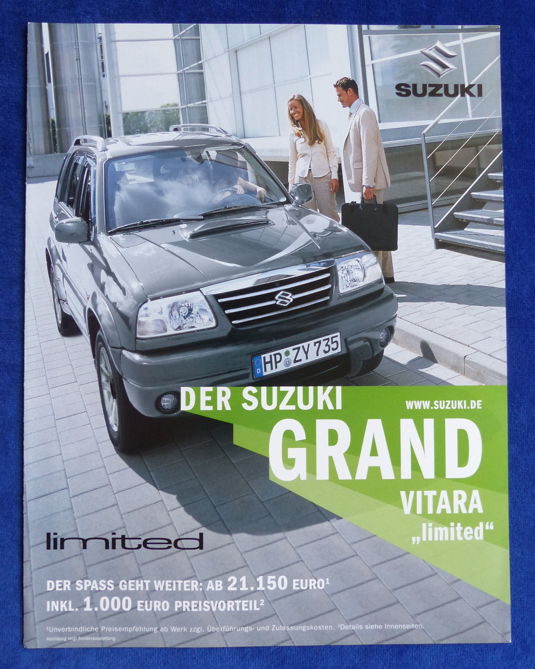 Suzuki Grand Vitara Limited Sondermodell MJ 2005 - Prospekt Brochure 09.2004