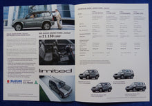 Lade das Bild in den Galerie-Viewer, Suzuki Grand Vitara Limited Sondermodell MJ 2005 - Prospekt Brochure 09.2004
