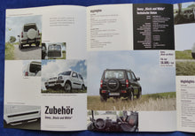 Lade das Bild in den Galerie-Viewer, Suzuki Grand Vitara &amp; Jimny Black &amp; White MJ 2008 - Prospekt Brochure 08.2007
