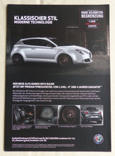 Lade das Bild in den Galerie-Viewer, Alfa Romeo MiTo Racer Sondermodell MJ 2016 - Prospekt Brochure 08.2015
