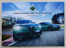 Lade das Bild in den Galerie-Viewer, Alfa Romeo Quadrifoglio Modelle Giulia Stelvio - Preview Prospekt Brochure 2020
