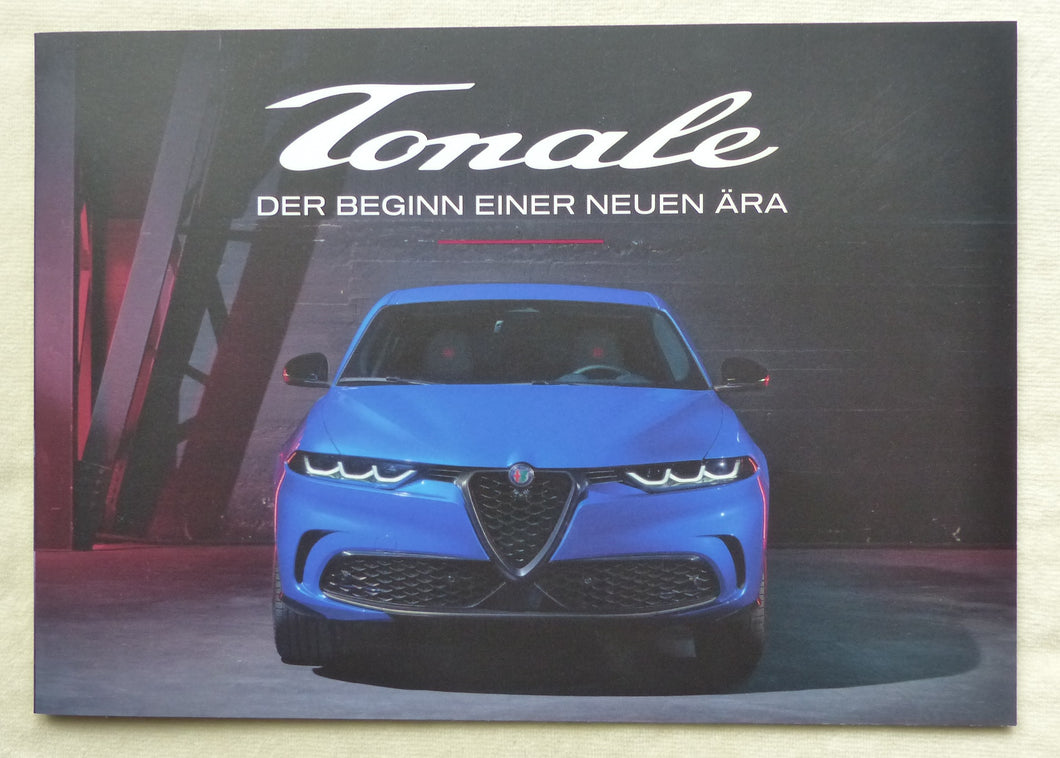 Alfa Romeo Tonale - Preview Prospekt Brochure 2022