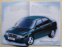 Lade das Bild in den Galerie-Viewer, Suzuki Baleno MJ 1996 - Prospekt Brochure 01.1996
