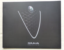 Lade das Bild in den Galerie-Viewer, Alfa Romeo Giulia Quadrifoglio - Preisliste MJ 2018 - Prospekt Brochure 09.2017
