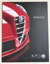 Lade das Bild in den Galerie-Viewer, Alfa Romeo MiTo - Preisliste MJ 2014 - Prospekt Brochure 01.2014
