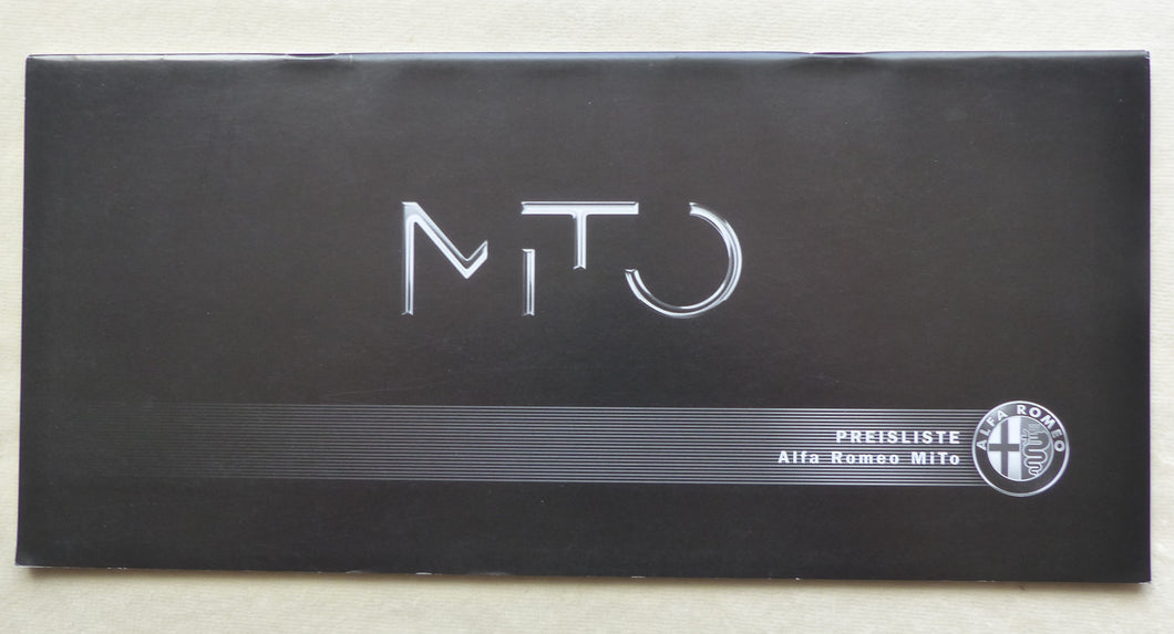 Alfa Romeo MiTo Turismo QV - Preisliste MJ 2014 - Prospekt Brochure 06.2013