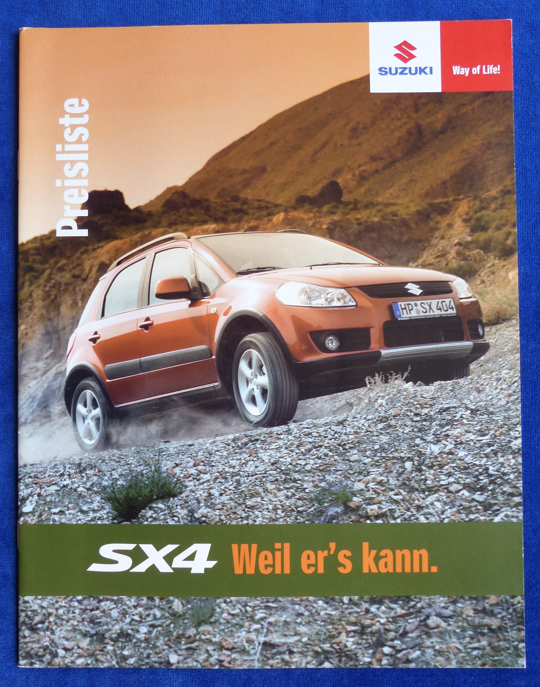 Suzuki SX4 - Preisliste MJ 2007 - Prospekt Brochure 04.2006