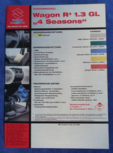 Lade das Bild in den Galerie-Viewer, Suzuki Wagon R+ 4 Seasons Sondermodell MJ 2003 - Prospekt Brochure 09.2002
