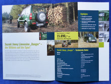 Lade das Bild in den Galerie-Viewer, Suzuki Jimny Ranger Sondermodell MJ 2012 - Prospekt Brochure 04.2011

