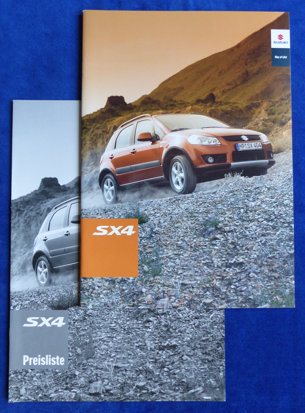 Suzuki SX4 MJ 2008 - Prospekt Brochure + Preisliste 08.2007