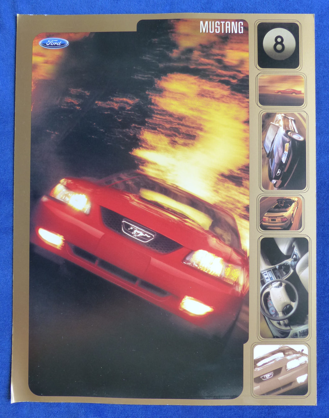 Ford 1999 Mustang GT Coupe Convertible - US-Prospekt Brochure 1998 USA