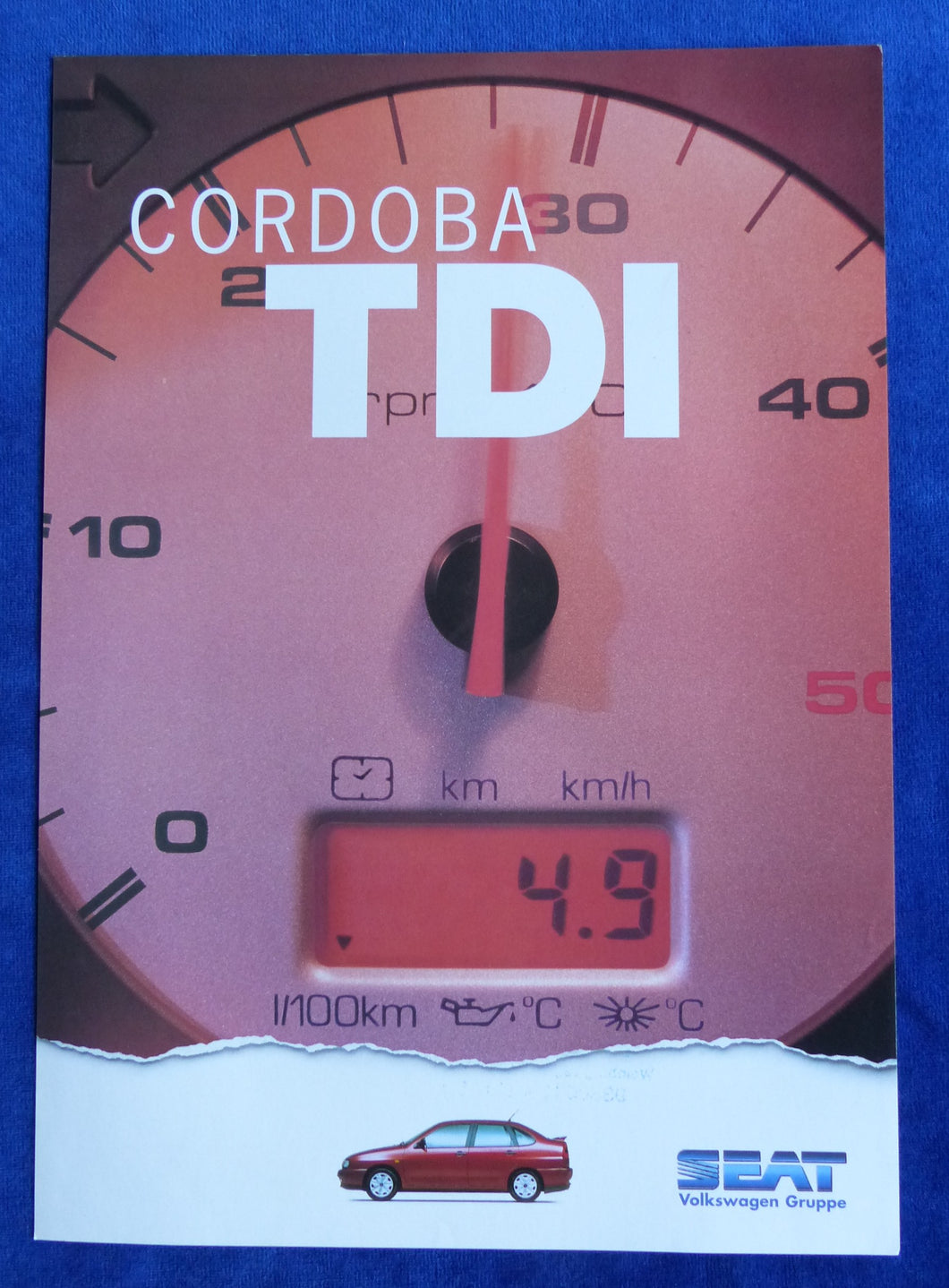 Seat Cordoba TDI MJ 1997 - Prospekt Brochure 10.1996