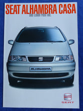 Lade das Bild in den Galerie-Viewer, Seat Alhambra Casa Sondermodell MJ 1999 - Prospekt Brochure 02.1999
