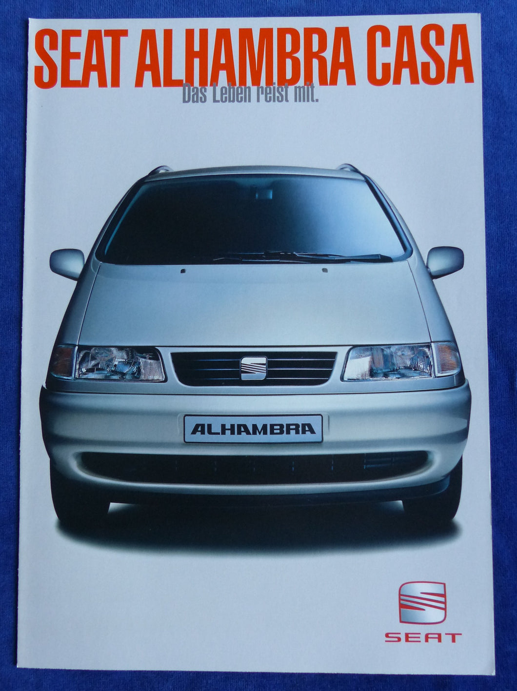 Seat Alhambra Casa Sondermodell MJ 1999 - Prospekt Brochure 02.1999