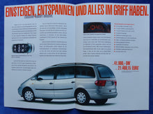 Lade das Bild in den Galerie-Viewer, Seat Alhambra Casa Sondermodell MJ 1999 - Prospekt Brochure 02.1999
