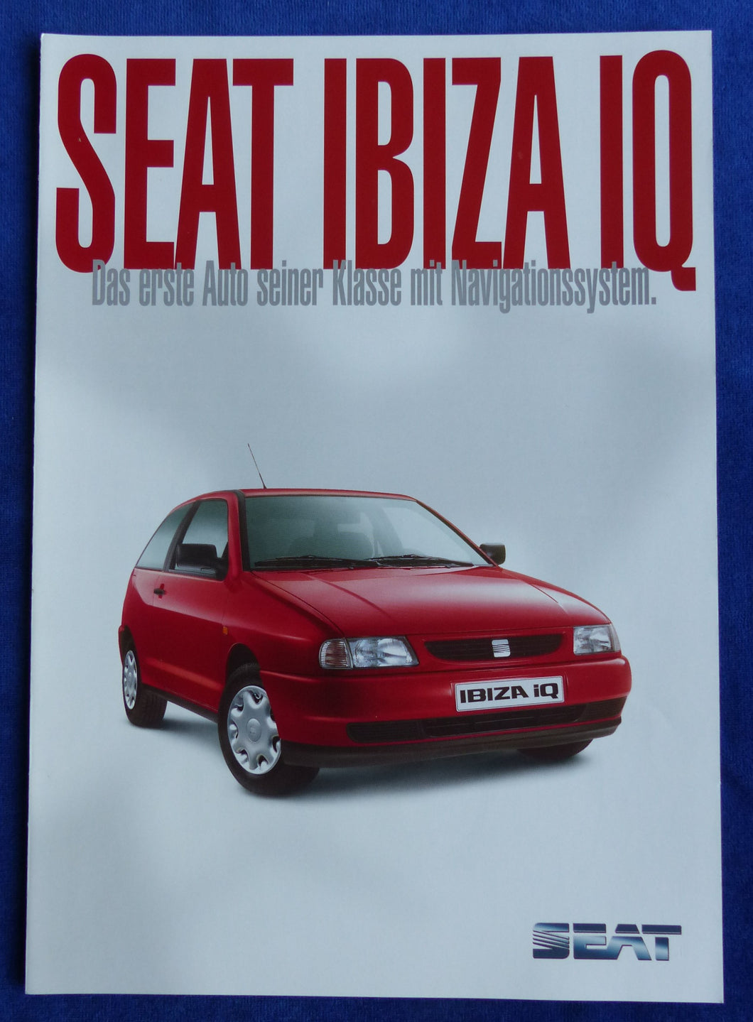 Seat Ibiza IQ Sondermodell mit Navi MJ 1999 - Prospekt Brochure 10.1998