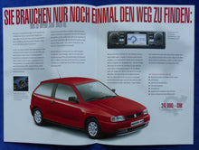 Lade das Bild in den Galerie-Viewer, Seat Ibiza IQ Sondermodell mit Navi MJ 1999 - Prospekt Brochure 10.1998
