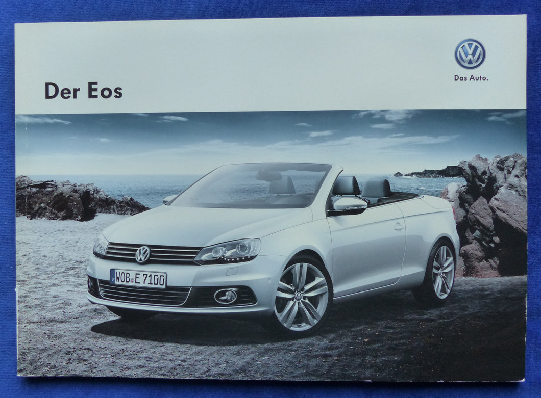 VW Eos Cabrio Black Style Exclusive MJ 2014 - Prospekt Brochure 10.2013