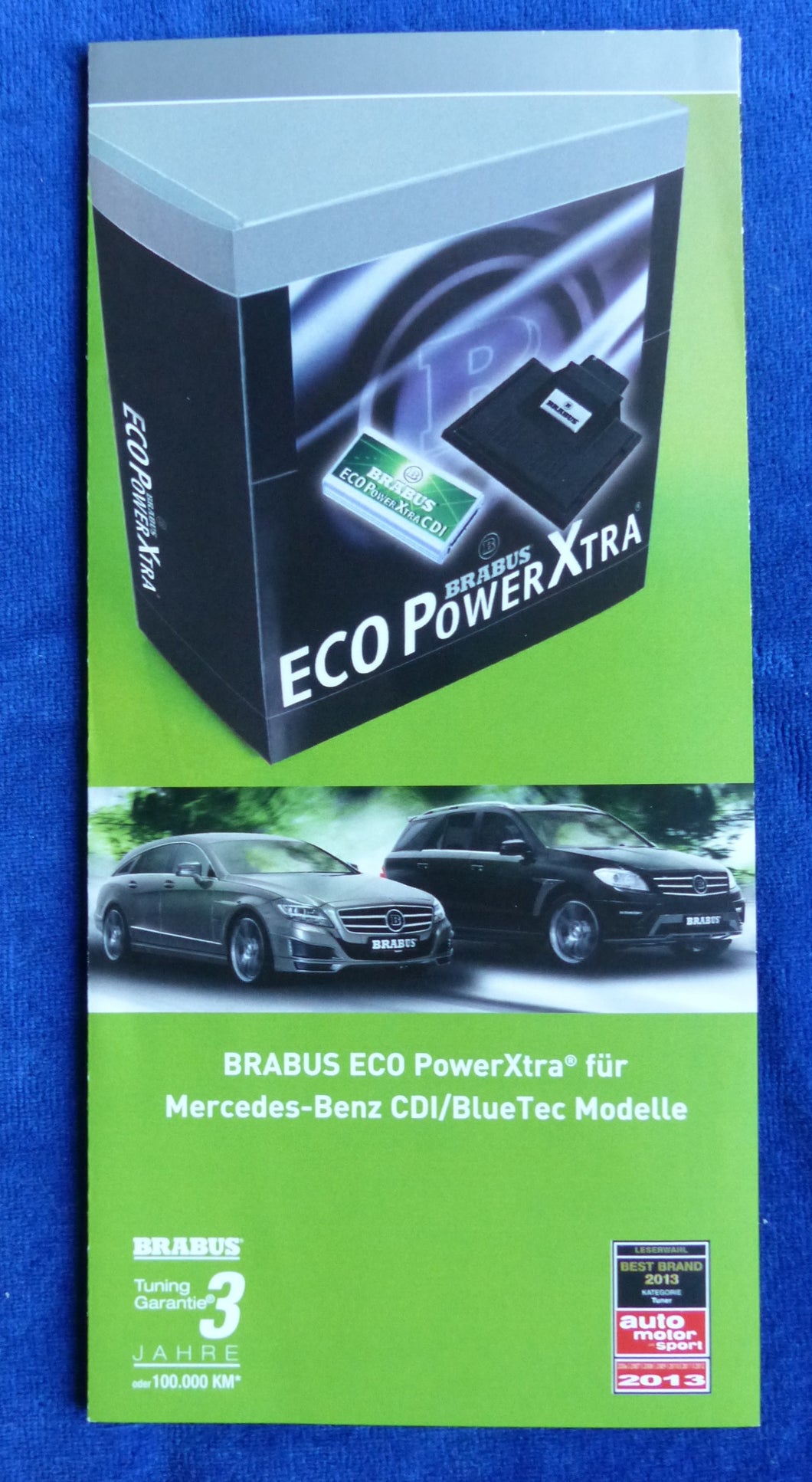 Brabus ECO Power Xtra Mercedes CDI Diesel MJ 2014 - Prospekt Brochure 08.2013