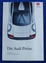 Lade das Bild in den Galerie-Viewer, Audi 80 Coupe Cabrio 100 V8 - Preisliste MJ 1993 - Prospekt Brochure 09.1992
