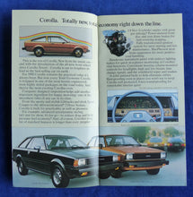 Lade das Bild in den Galerie-Viewer, Toyota 1980 Cars &amp; Trucks - Corolla Celica SR-5 - US-Prospekt Brochure 1979 USA
