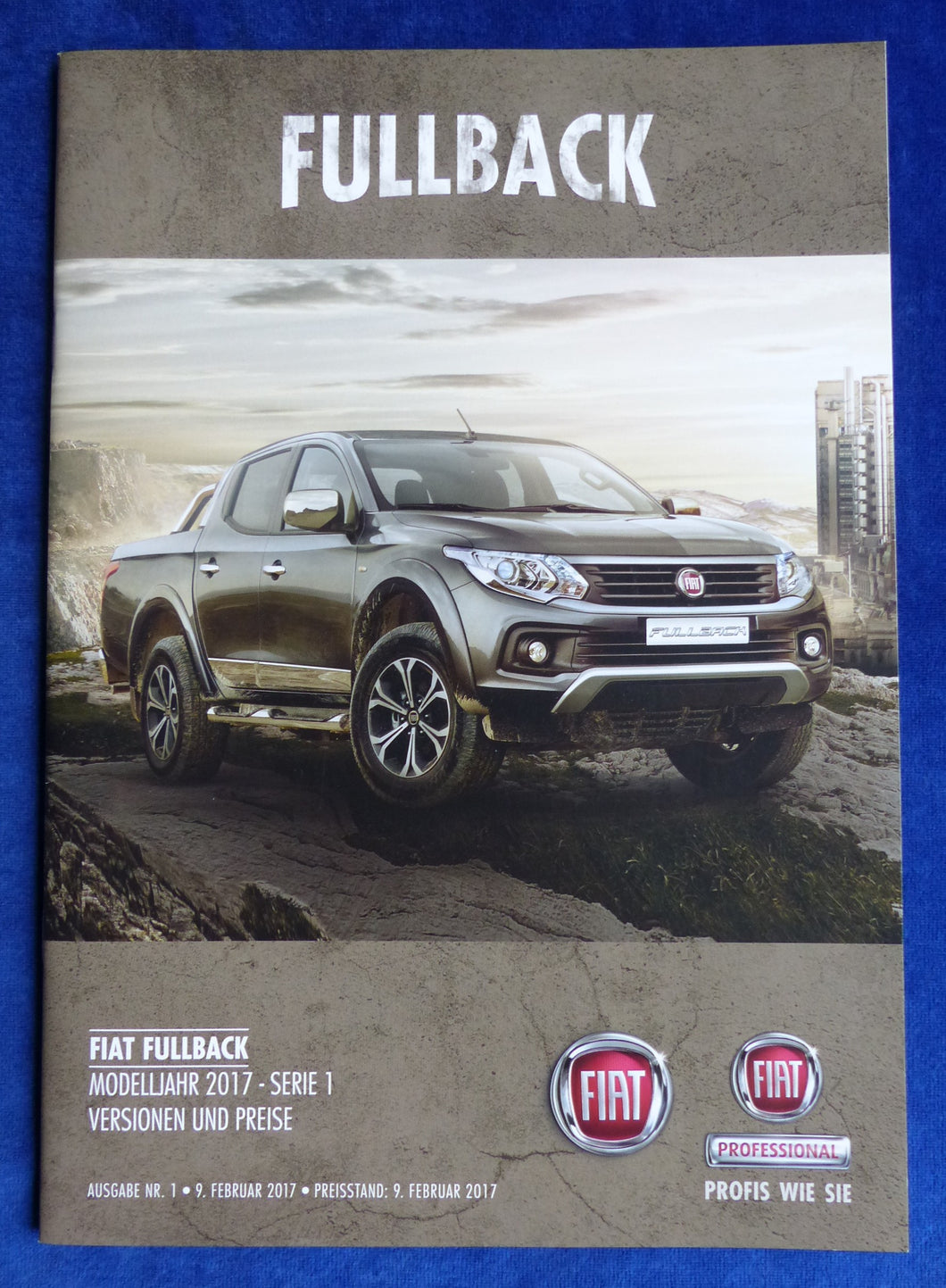 Fiat Fullback Pick-Up - Preisliste MJ 2017 - Prospekt Brochure 02.2017