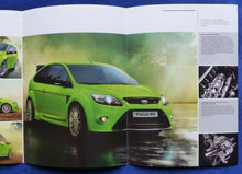 Lade das Bild in den Galerie-Viewer, Ford Focus RS MJ 2010 - Prospekt Brochure + Preisliste 01.2010
