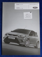 Lade das Bild in den Galerie-Viewer, Ford Focus RS MJ 2010 - Prospekt Brochure + Preisliste 01.2010
