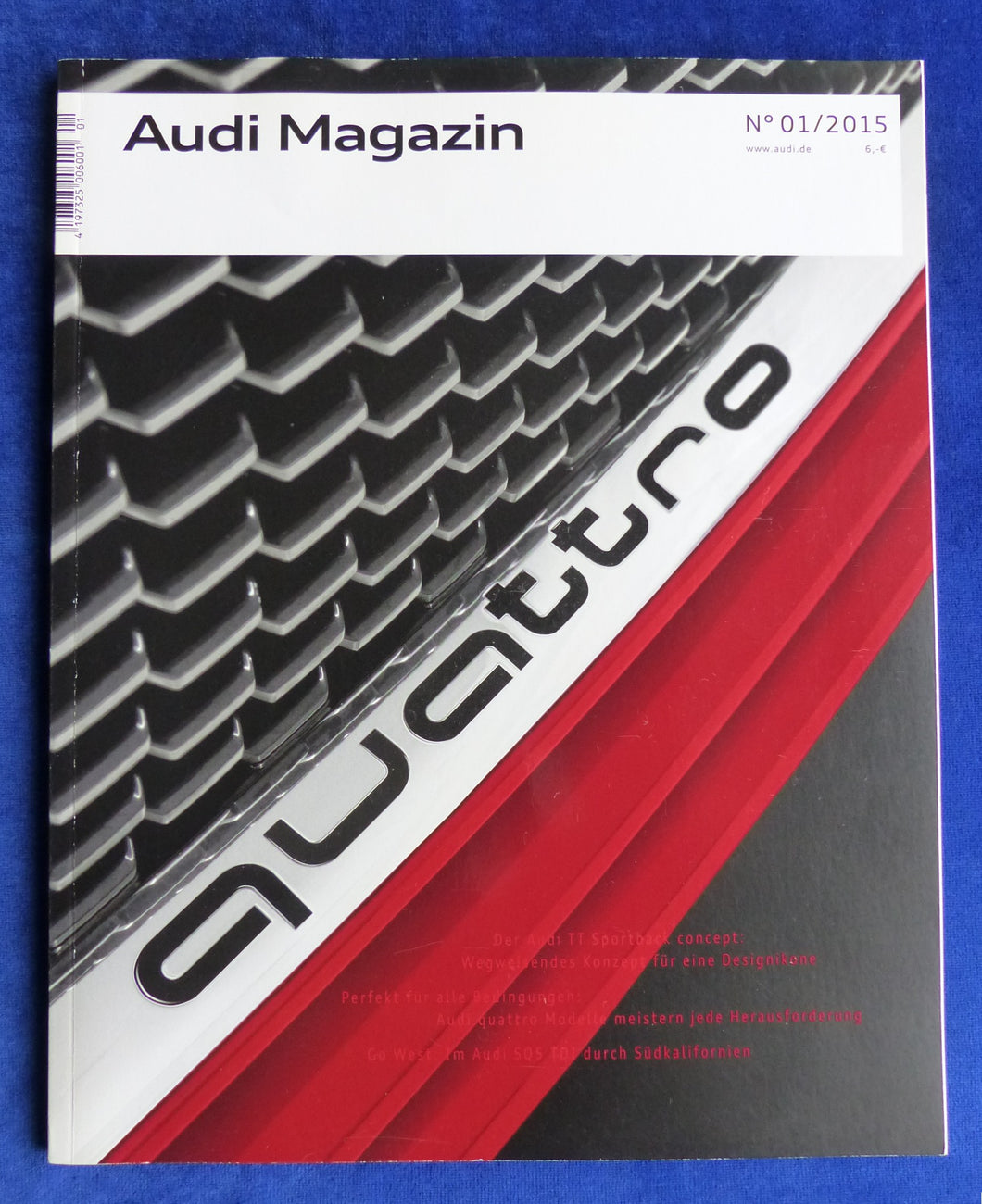Audi Magazin 01/2015 - TT TTS Sportback Concept A6 SQ5 TDI RS 7 quattro