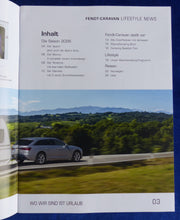 Lade das Bild in den Galerie-Viewer, Fendt Caravan Lifestyle News 1/2025 - Wohnwagen 2026 Apero Bianco Camping Reisen
