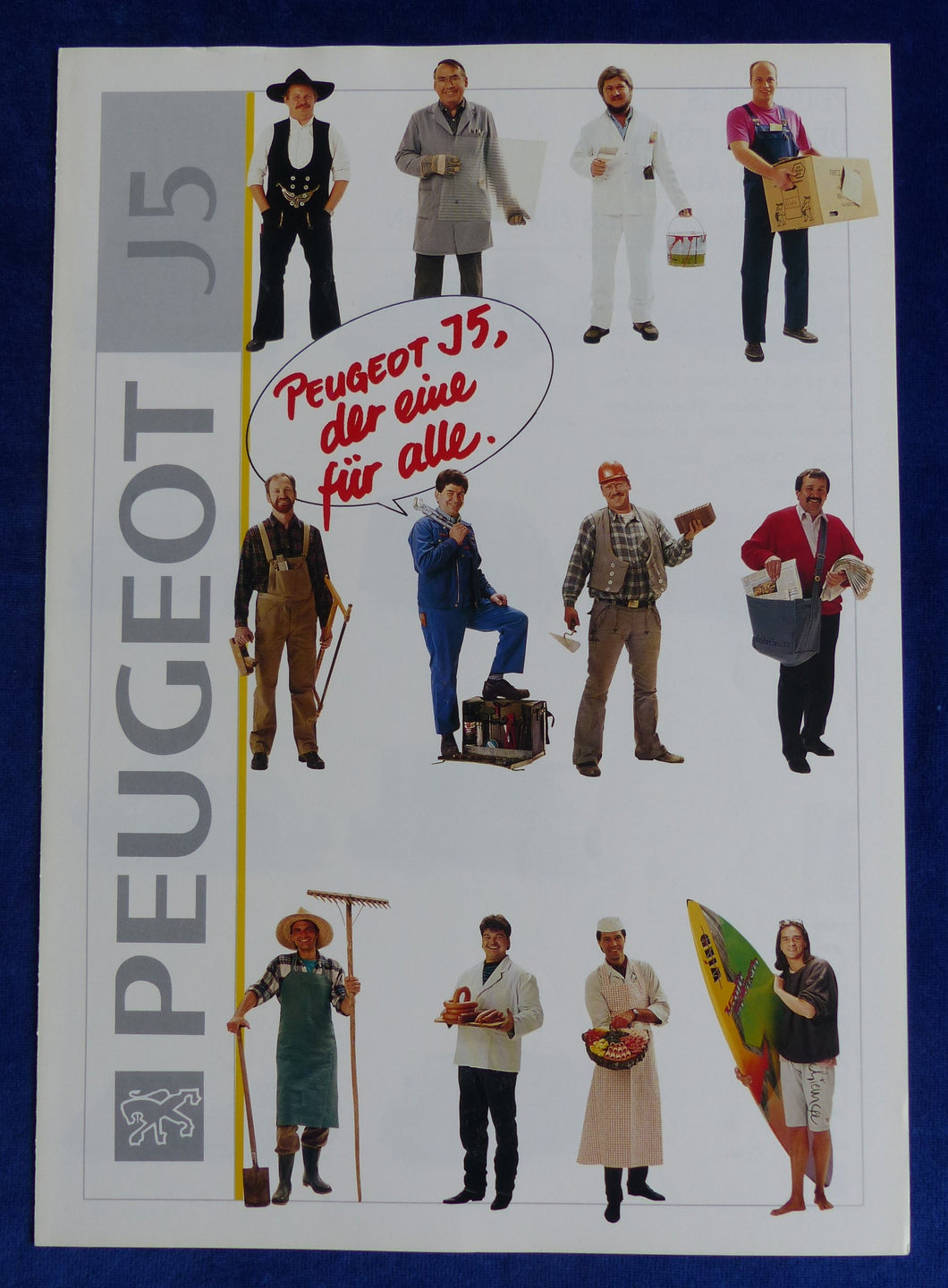 Peugeot J5 Transporter - Prospekt Brochure 90er