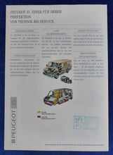 Lade das Bild in den Galerie-Viewer, Peugeot J5 Transporter - Prospekt Brochure 90er
