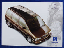 Lade das Bild in den Galerie-Viewer, Peugeot 806 SV Pullman MJ 1995 - Prospekt Brochure 08.1994

