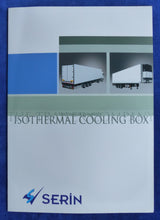 Lade das Bild in den Galerie-Viewer, Serin Isothermal Cooling Box Trailer LkW - Prospekt Brochure Türkei türkisch
