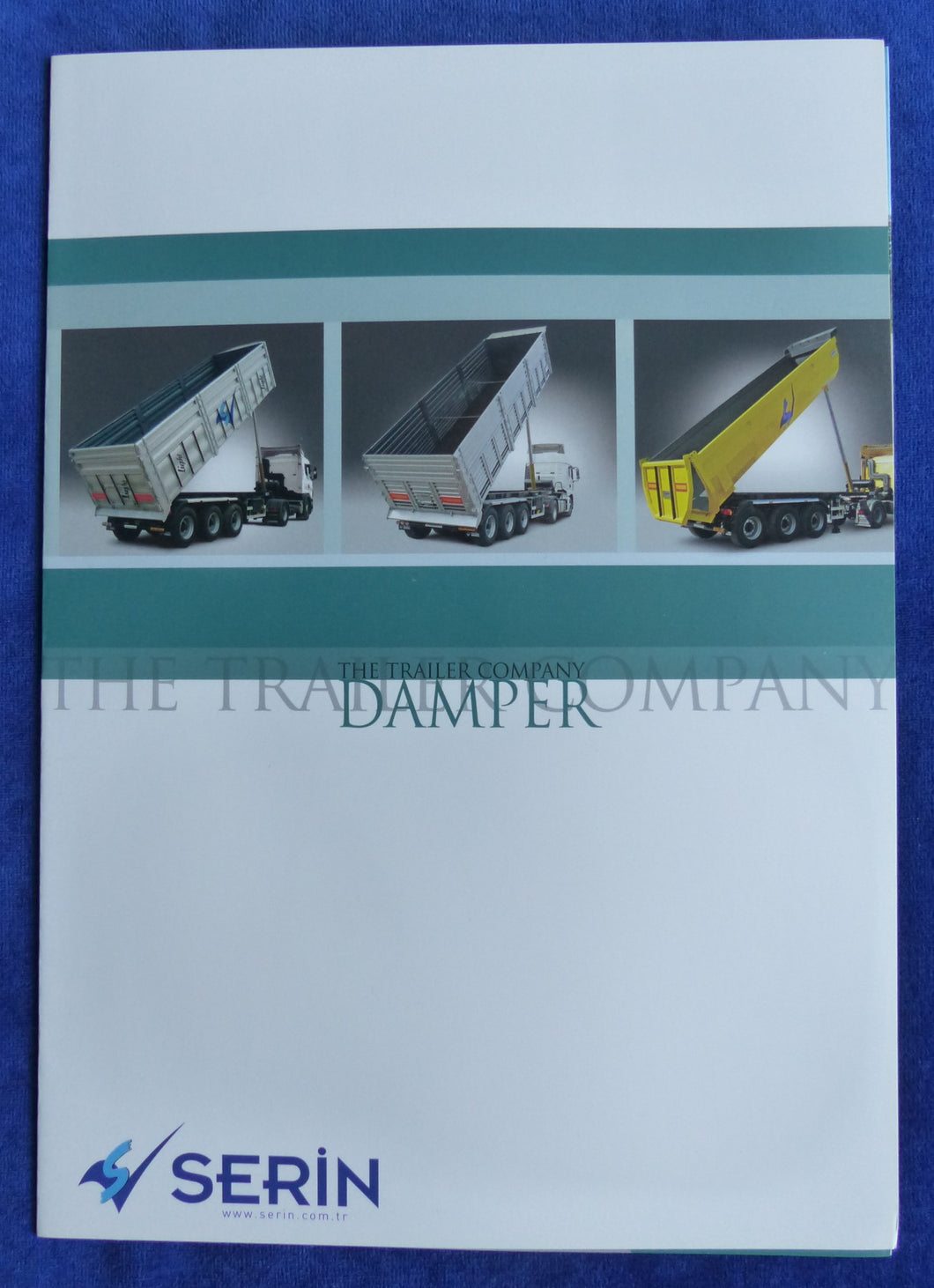 Serin Damper Trailer LkW - Prospekt Brochure Türkei türkisch